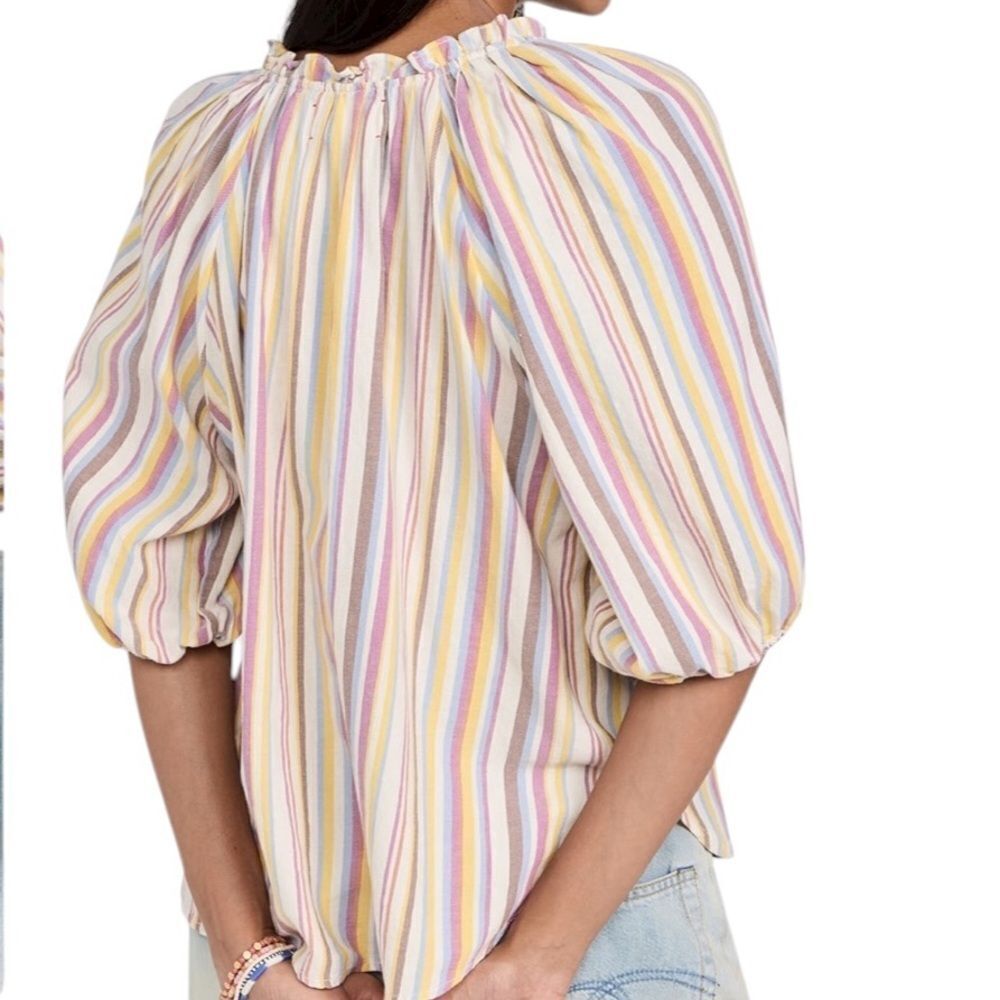 XirenA Jules Top Multicolor Stripe XL - Picture 2 of 7